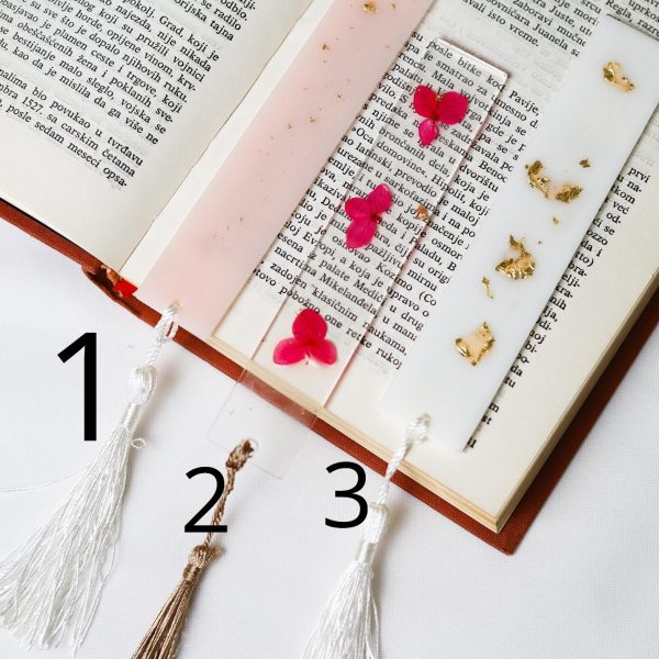 Bookmark s pravim cvijećem