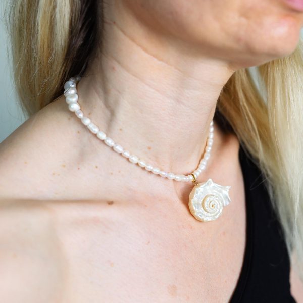 Ogrlica Korina morska, choker